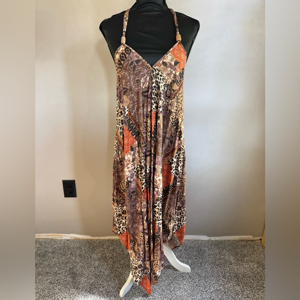 Cato boho leopard print sundress
